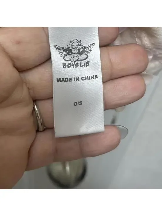 Boys Lie "Goodbye Again" tan oversized boyfriend t-shirt - Picture 5 of 6